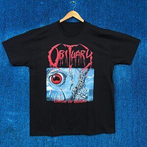 Obituary Cause of Death Album Cover Death Metal Band Tee XL